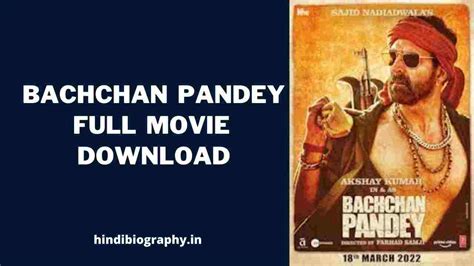 Mar 19, 2022 If you want to download bachchan pandey movie Filmyzilla Bollywood Movies HD, then you will definitely like this channel, in this channel (bachchan pandey movie download link) you will get to download Hollywood Hindi Dubbed movies apart from Bollywood, if you want, click on the link given below to be on Telegram channel. . Bachchan pandey full movie download filmyzilla 720p hindi dubb